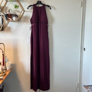Vera Wang Aurore Gown In Burgundy